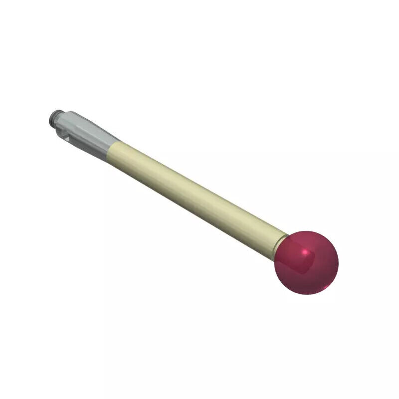K651553 - Stylus M2 ruby ball Ø5,0mm, Cerâmica stem Ø2,5mm, stainless aço base Ø3,0mm, L30mm, ML 30mm, Mitutoyo