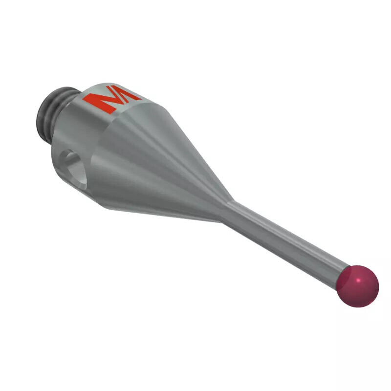 K651573 - Machine Tool Stylus M4 ruby ball 2,0mm,stainless aço stem Ø 1,4mm, base stainless aço Ø7,0mm, L 19,2mm, ML 9,0mm,-components hard soldered, Mitutoyo
