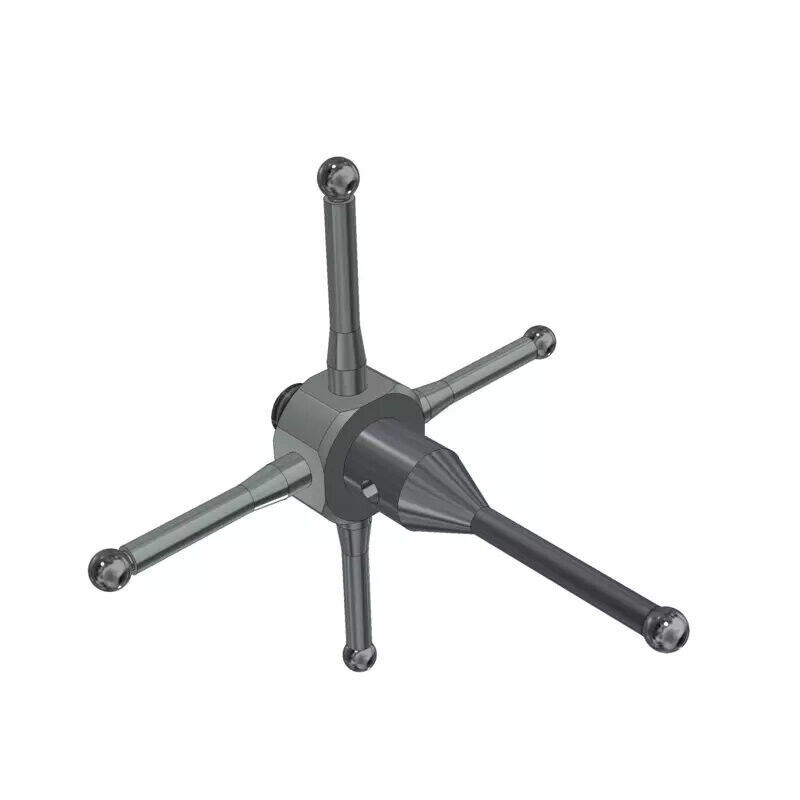K651578 - Star stylus M3 silicon nitride ball ø2,0 stainless aço stem Ø1,5mm, stainless aço base Ø4,0mm, L30mm, ML 8mm, Mitutoyo