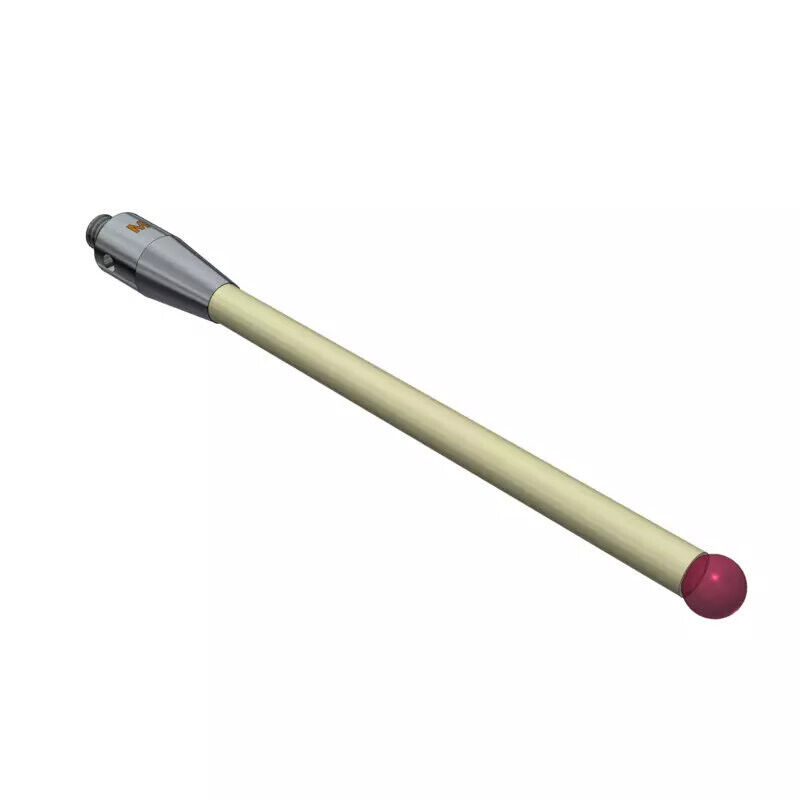 K651589 - Stylus M4 ruby ball ø5,0mm, Cerâmica stem Ø4mm, Stainless aço base Ømm, L75mm, ML60,3mm, Mitutoyo