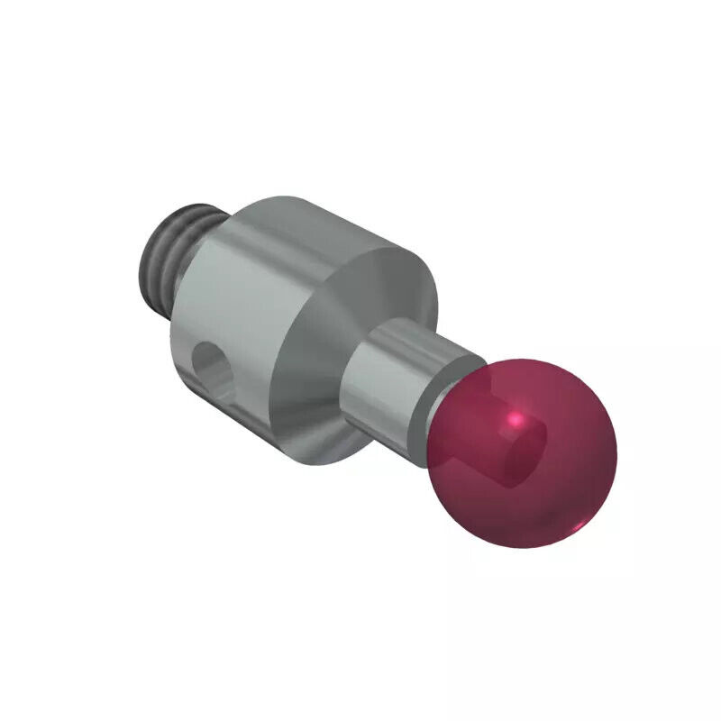 K651591 - Stylus M4 ruby ball Ø5,0mm, stainless aço stem Ø3,5mm, stainless aço base Ø7,0mm, L10,5mm, ML 5,5mm, Mitutoyo
