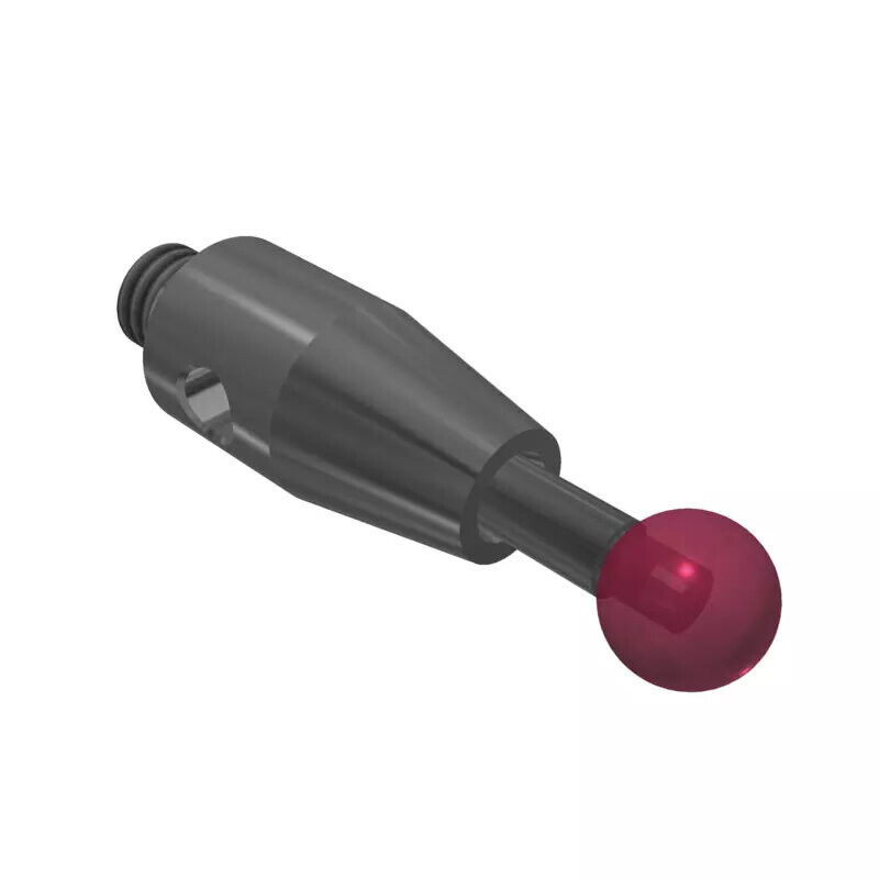 K651596 - Stylus M4 ruby ball Ø5,0mm
, Metal duro stem Ø2,5mm, stainless aço base Ø7,0mm, L20mm, ML 7,9mm, Mitutoyo