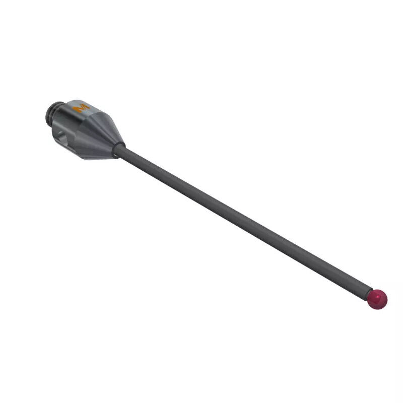 K651598 - Stylus M4 ruby ball 2,0mm,Stylus M4 ruby ball 2,0mm, Metal duro stem Ø1,5mm, stainless aço base Ø7,0mm, L50mm, ML 40mm, Mitutoyo