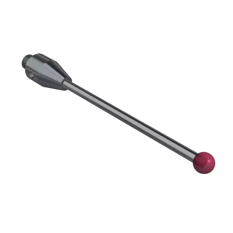 K651599 - Stylus M4 ruby ball Ø4,0mm
, Metal duro stem Ø2mm, stainless aço base Ø7,0mm, L50mm, ML 38,5mm, Mitutoyo