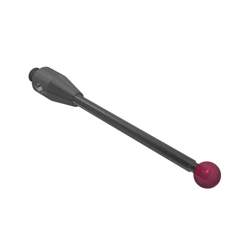 K651600 - Stylus M4 ruby ball Ø5,0mm
, Metal duro stem Ø2,5mm, stainless aço base Ø7,0mm, L50mm, ML 37,9mm, Mitutoyo