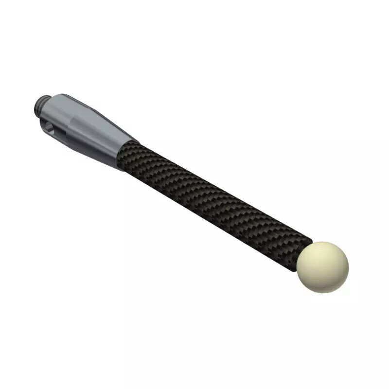 K651609 - Stylus M4 zirconium oxide ball Ø6,0mm, carbon fibre stem Ø4,4mm, stainless aço base Ø7,0mm, L50mm, ML 38,5mm, Mitutoyo