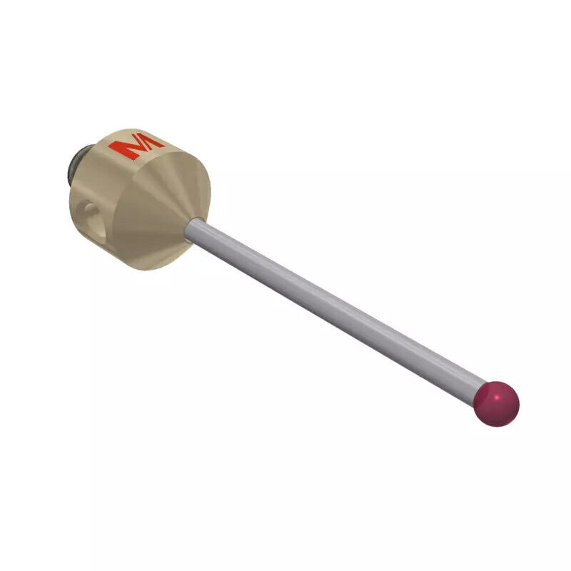K651623 - Stylus M5 ruby ball ø3,0mm,Stylus M5, ruby ball Ø3mm, Metal duro stem Ø2mm, titanium base Ø10mm, L40mm, ML31mm, Mitutoyo