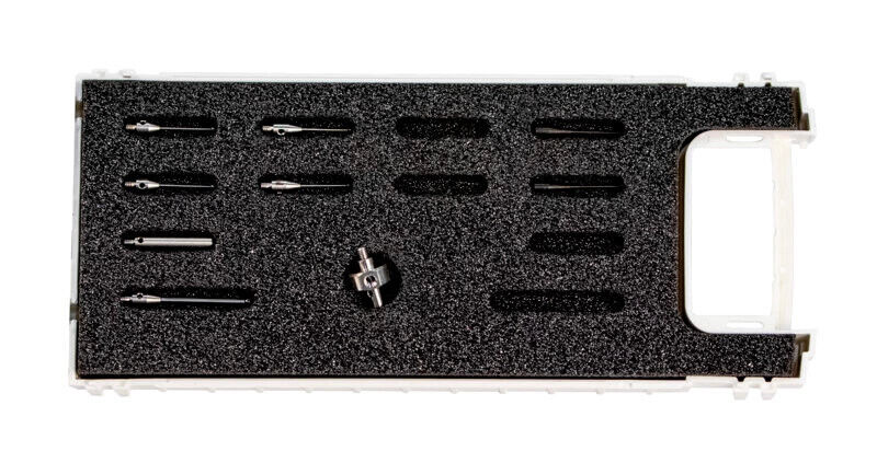 K651626 - Styli kit M3 Aluminium Scanning Silicon nitride ball styli para scanning of aluminum, 9 pieces, Mitutoyo