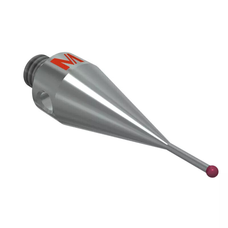 K651700 - Machine Tool Stylus M4 ruby ball 1,0mm,stainless aço stem Ø 0,7mm, base stainless aço Ø7,0mm, L 19,5mm, ML 5,0mm,-components hard soldered, Mitutoyo