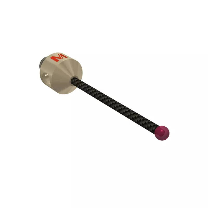 K651714 - Stylus M5 ruby ball ø3,0mm,Stylus M5, ruby ball Ø3mm, carbon fibre stem Ø2mm, titanium base Ø10mm, L40mm, ML31mm, Mitutoyo