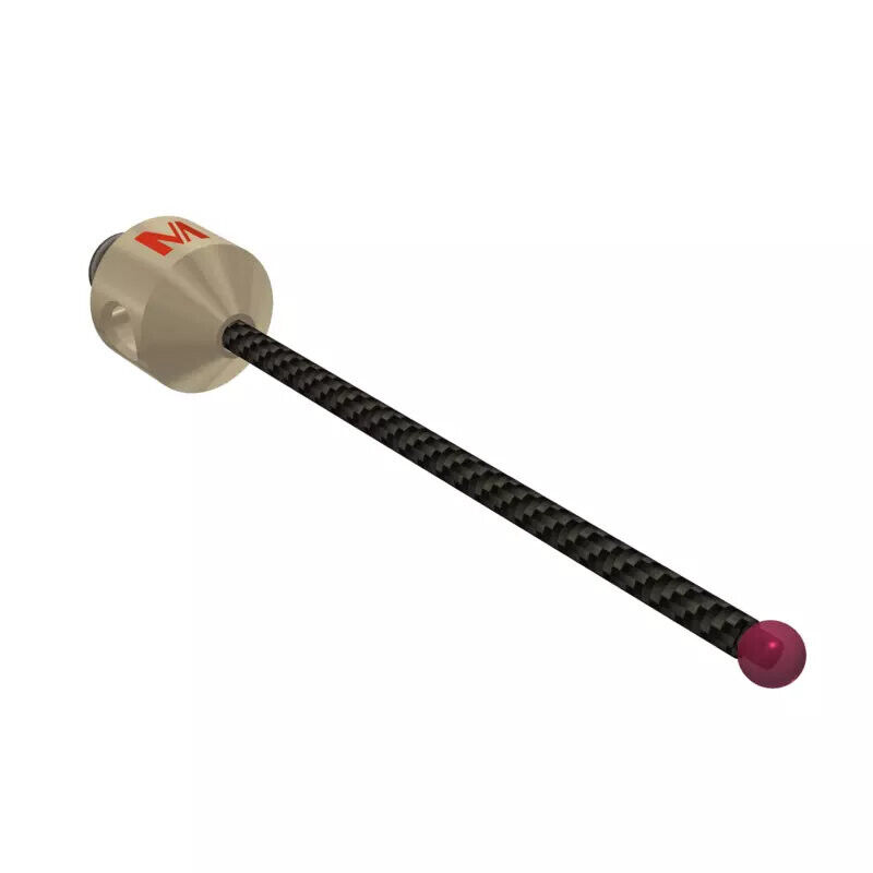 K651715 - Stylus M5 ruby ball ø3,0mm,Stylus M5, ruby ball Ø3mm, carbon fibre stem Ø2mm, titanium base Ø10mm, L50mm, ML41mm, Mitutoyo