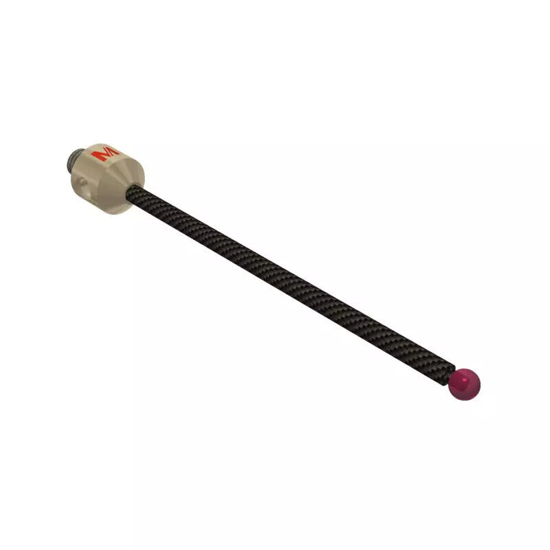 K651721 - Stylus M5 ruby ball ø4,0mm,Stylus M5, ruby ball Ø4mm, carbon fibre stem Ø3mm, titanium base Ø10mm, L75mm, ML65mm, Mitutoyo