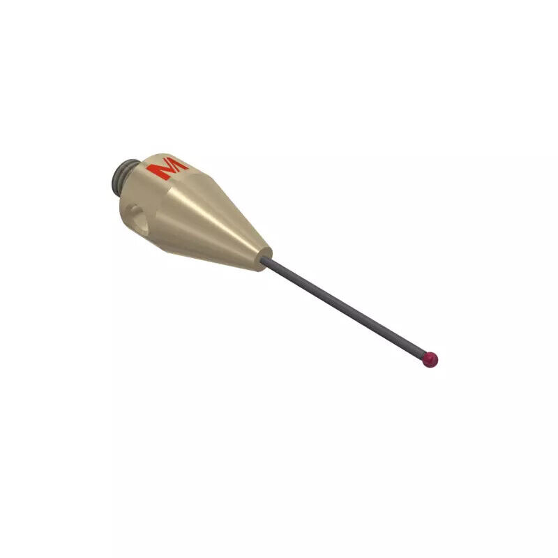 K651739 - Stylus M5 ruby ball ø1,5mm,Stylus M5, ruby ball Ø1,5mm, Metal duro stem Ø1mm, titanium base Ø10mm, L40mm, ML22mm, Mitutoyo