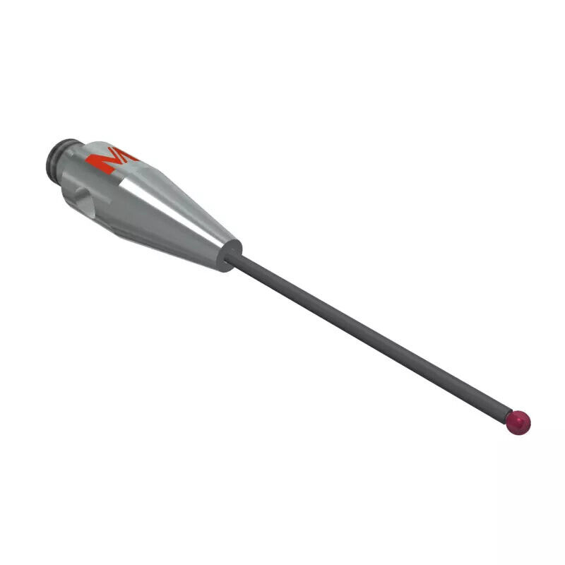 K651740 - Stylus M2 ruby ball 0,7mm,Stylus M2 ruby ball 0,7mm, Metal duro stem Ø0,5mm, stainless aço base Ø3,0mm, L20mm, ML 12mm, Mitutoyo