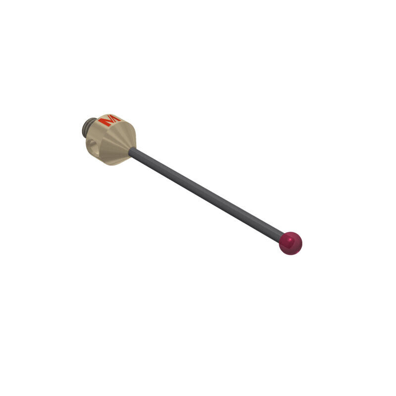 K651741 - Stylus M5 ruby ball ø4,0mm,Stylus M5, ruby ball Ø4mm, Metal duro stem Ø2mm, titanium base Ø10mm, L50mm, ML41,9mm, Mitutoyo