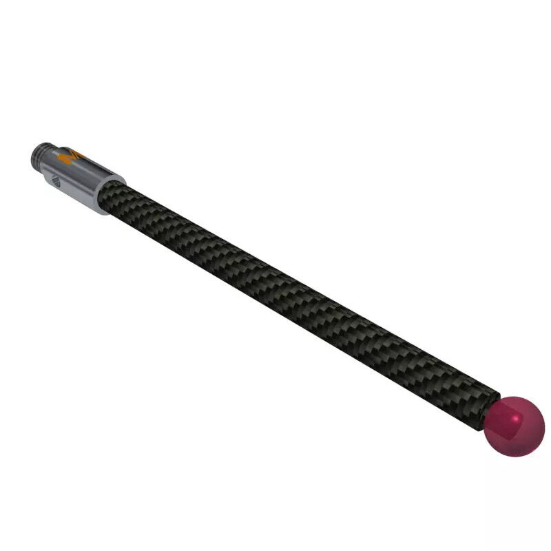 K651785 - Stylus M3 ruby ball 4,0mm,Stylus M3, ruby ball Ø4mm, carbon fibre stem Ø3mm, stainless aço base Ø3mm, L50mm, ML42,5mm, Mitutoyo