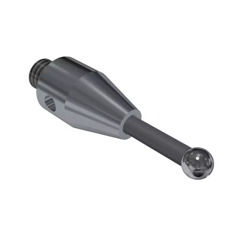 K651804 - Stylus M4 silicon nitride ball ø3,0mm,Stylus M4, silicon nitride ball Ø3mm, Metal duro stem Ø2mm, stainless aço base Ø7mm, L20mm, ML8,5mm, Mitutoyo