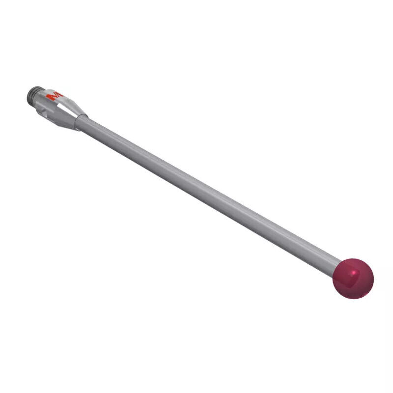 K651807 - Stylus M3 ruby ball ø4,0mm,Grau 3 Stylus M3, ruby ball Ø4mm, Metal duro stem Ø2mm, stainless aço base Ø3mm, L50mm, ML46mm, Mitutoyo