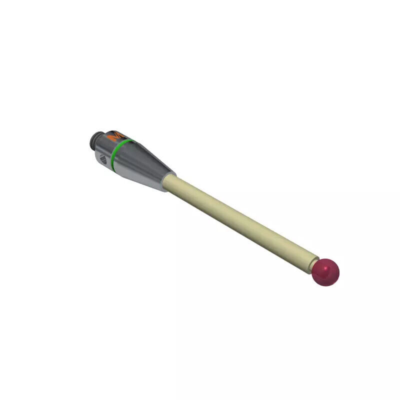 K653033 - Machine Tool Stylus M4 ruby ball 4,0mm,Cerâmica stem Ø 3,0mm, base stainless aço Ø7,0mm, L 50,0mm, ML33,5mm,- green O-ring, Mitutoyo
