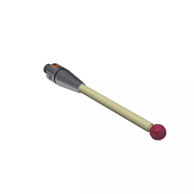 K653034 - Machine Tool Stylus M4 ruby ball 5,0mm,Cerâmica stem Ø 3,0mm, base stainless aço Ø7,0mm, L 50,0mm, ML33,5mm,- black O-ring, Mitutoyo