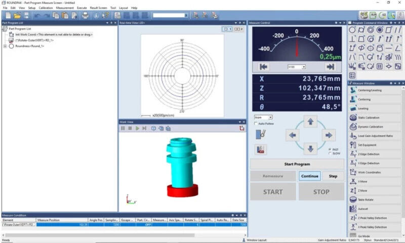 12AAX889-DEE - Roundpak V8.1 para Roundtracer RTX, Mitutoyo