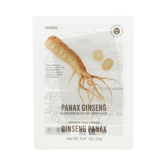 Máscara Facial Hidratante de Panax Ginseng