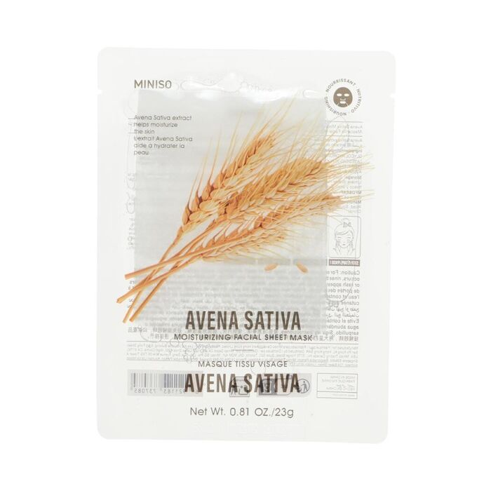Máscara Facial Hidratante de Aveia