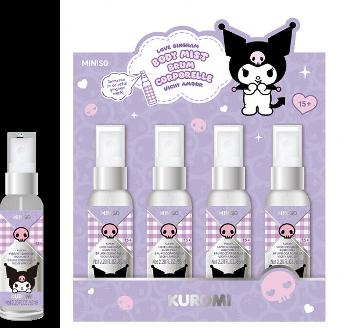 Body Mist Kuromi Vibrant Gingham