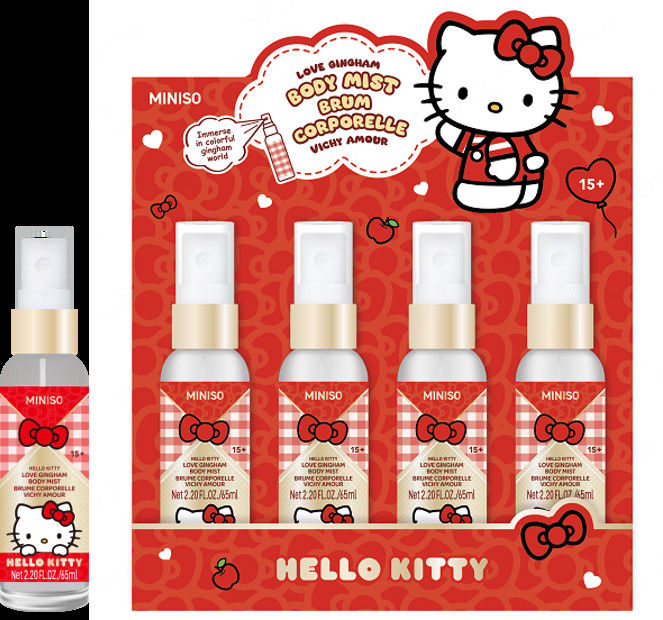 Body Mist Hello Kitty Love Gingham