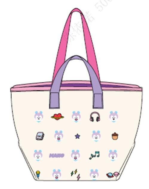 BT21 - Saco de Compras Contraste com Impressão (Mang)