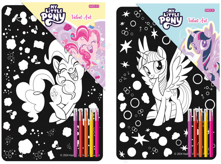 My Little Pony - Pintura com Flocagem (2 modelos sortidos)