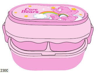 Ursinhos Carinhosos - Lancheira com Parede Dupla 1600mL (rosa)
