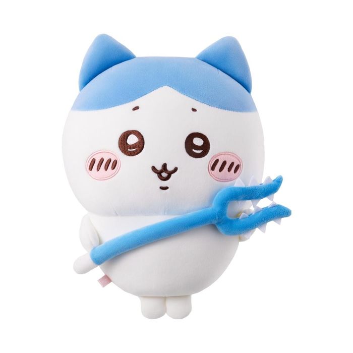 Peluche de Pé com Armas do Chiikawa (Hachiware)
