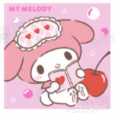 Pintura com Textura Sanrio Colorful Summer (My Melody)