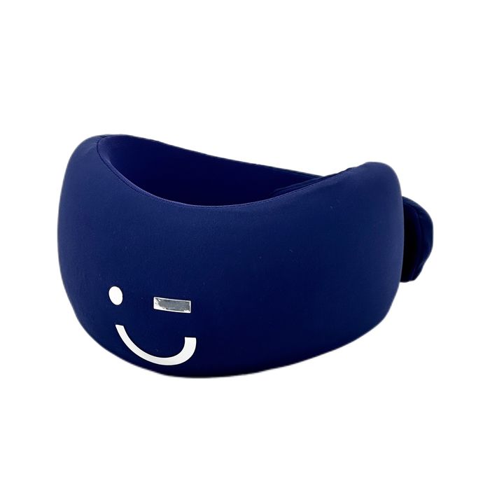 Almofada de Pescoço com Suporte de Espuma de Memória (azul-marinho)