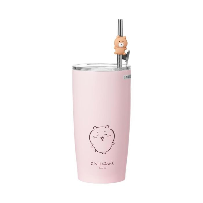 Copo com Palhinha de Aço Inoxidável do Chiikawa de 550mL (Chiikawa)