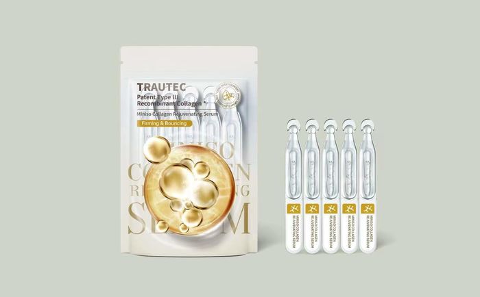 Essência Facial Descartável Hidratante com Colagénio