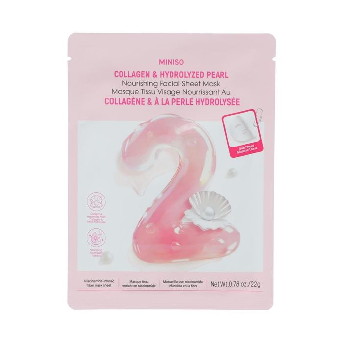 Máscara Facial Nutritiva de Colagénio e Pérola Hidrolisada