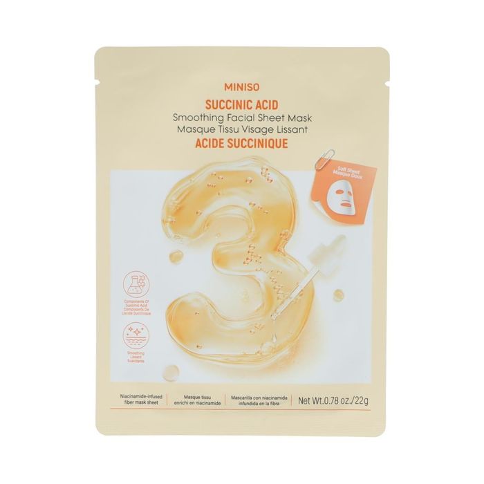 Máscara Facial Suavizante de Ácido Succínico