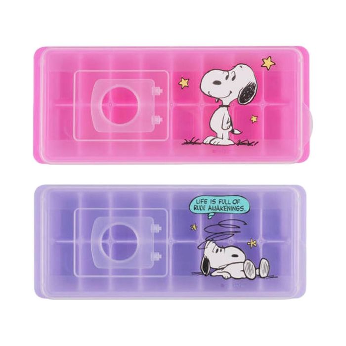 Forma de Gelo de 16 Divisórias do Snoopy Colorful Vintage (2 Unidades)