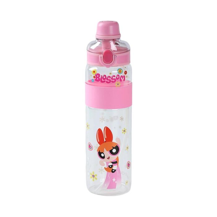 The Powerpuff Girls - Garrafa Plástica de Grande Capacidade 1100mL(Rosa)