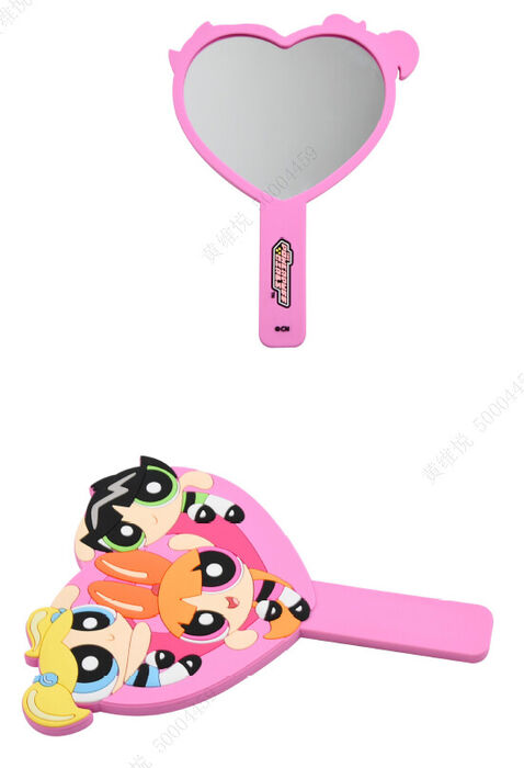 The Powerpuff Girls - Espelho de Mão em Forma de Coração