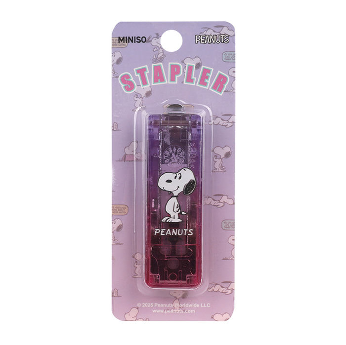 Snoopy - Coleção Colorful Vintage - Grampeador (Roxo)