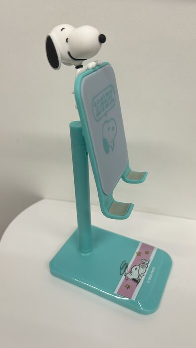 Suporte de Telemóvel para Secretária Extensível do Snoopy Colorful Vintage (Verde)