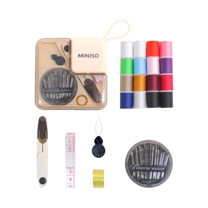 Kit de Costura Macaron Series (Branco)