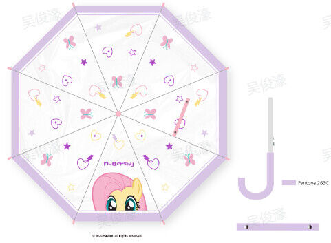 Guarda-Chuva Transparente My Little Pony (Fluttershy)