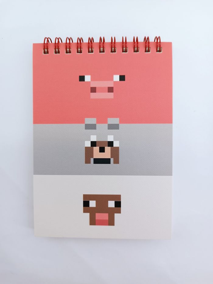 Minecraft - Caderno com Fio em Cima (B) (80 Folhas)