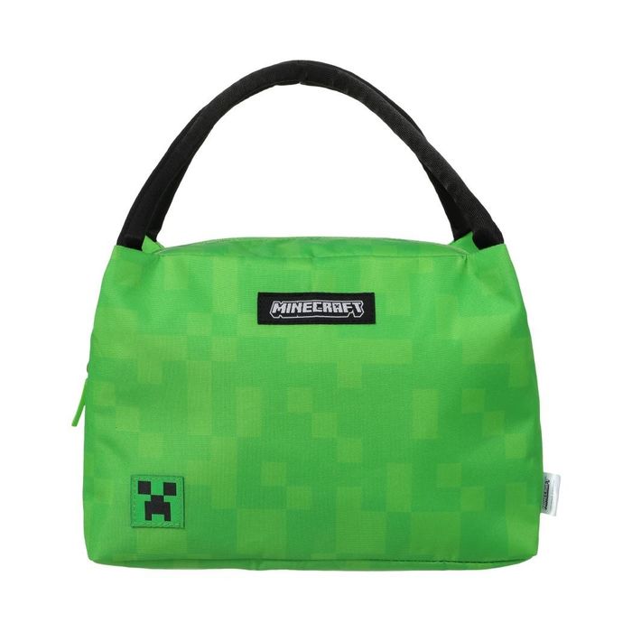 Minecraft - Bolsa de Almoço com Cor Contrastante
