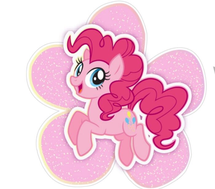 Íman Acrílico Rotativo My Little Pony (Pinkie Pie)