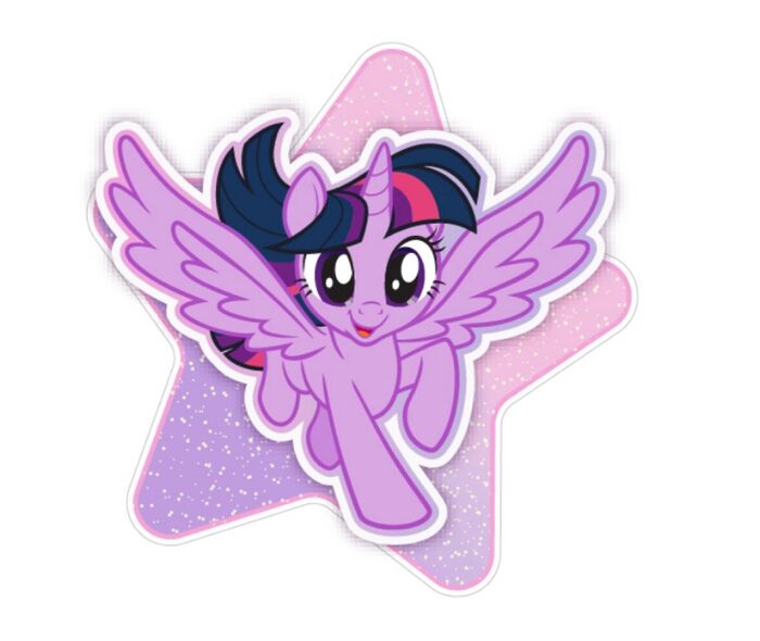 Íman Acrílico Rotativo My Little Pony (Twilight Sparkle)